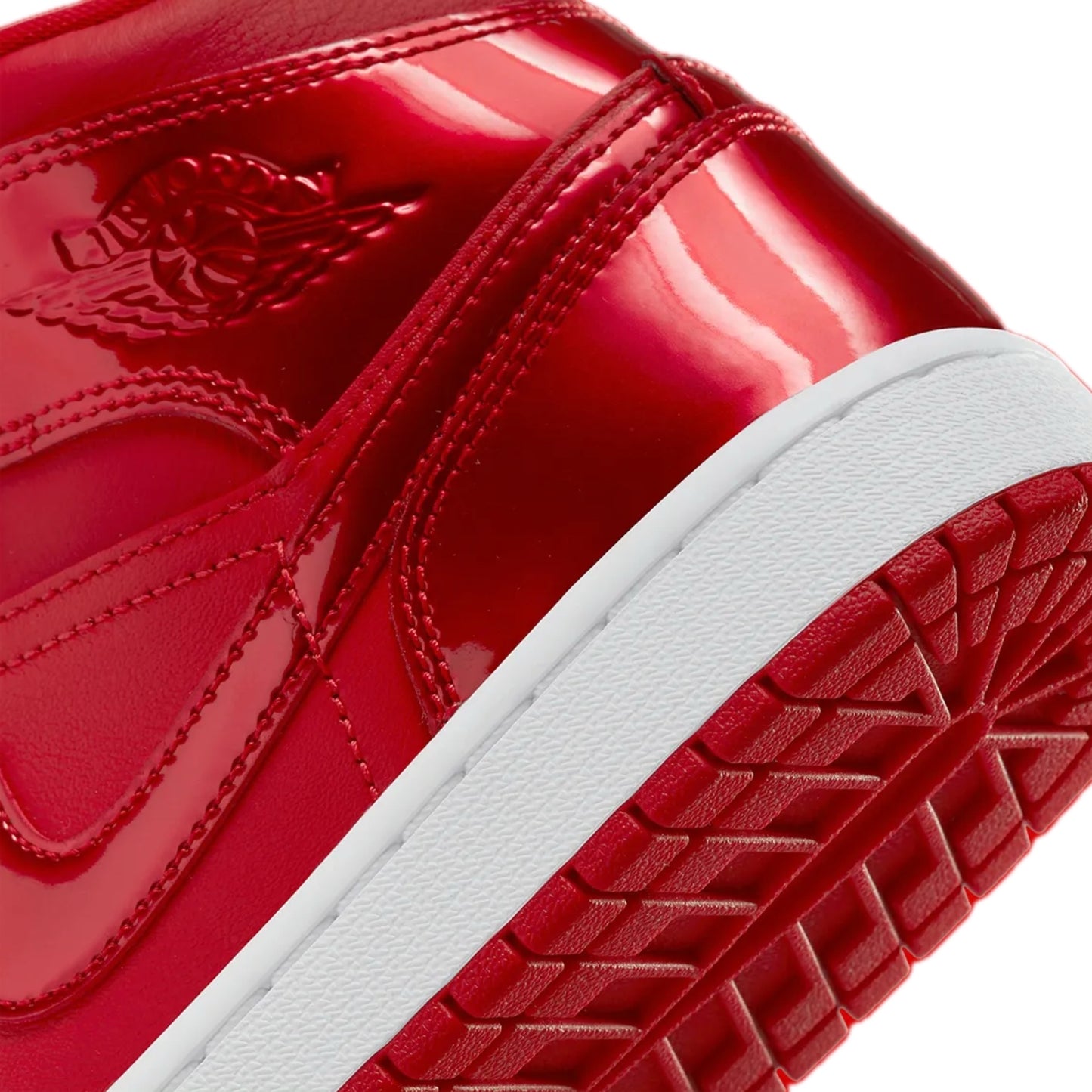 Women's Air Jordan 1 Mid SE Pomegranate University Red Pomegranate White