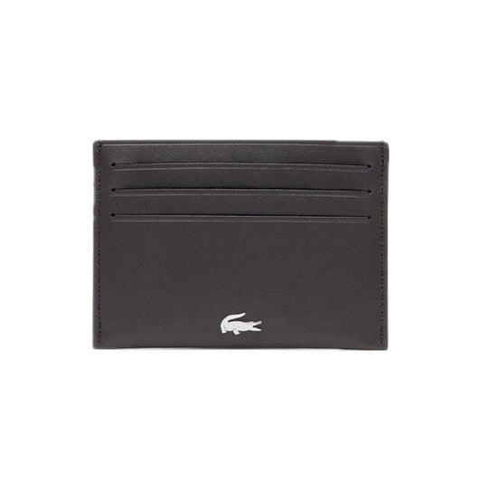 Lacoste Fitzgerald Credit Card Holder Dark Brown