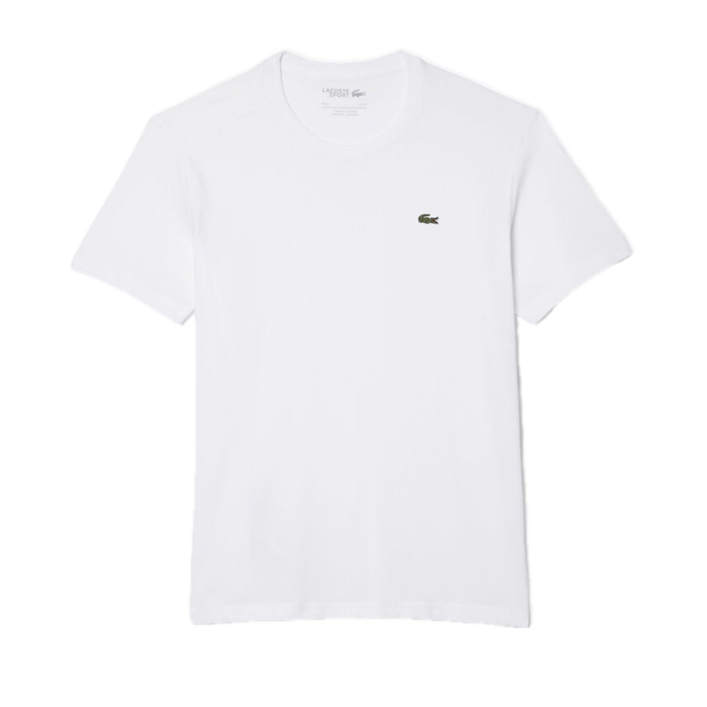 Lacoste Essentials Crewneck Sports Tee White