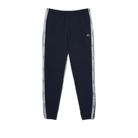 Lacoste Logo Tape Fleece Track Pant Navy