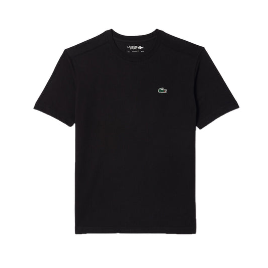 Lacoste Essentials Crewneck Sports Tee Black