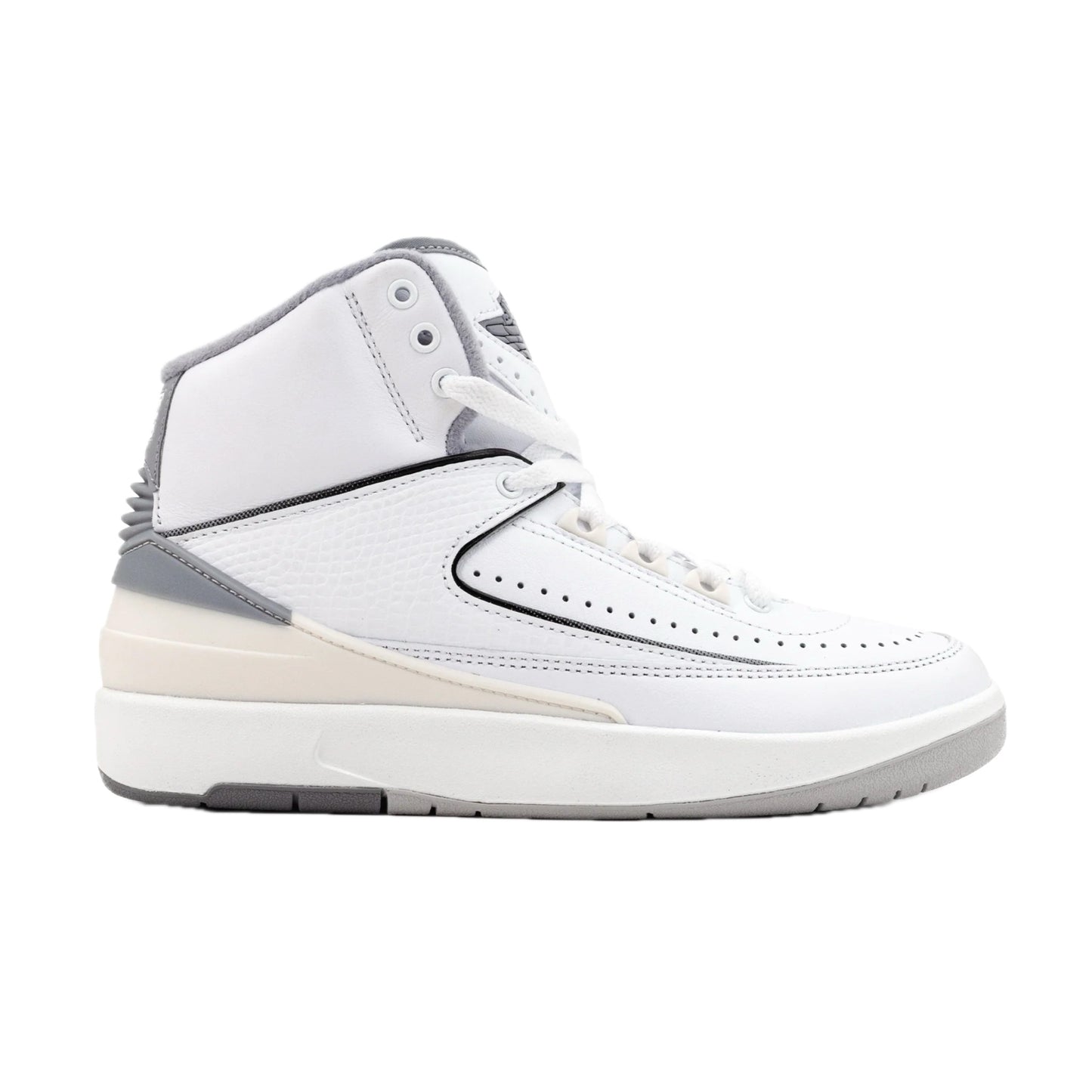 Air Jordan 2 Retro (GS) Cement Grey White Cement Grey Sail Black