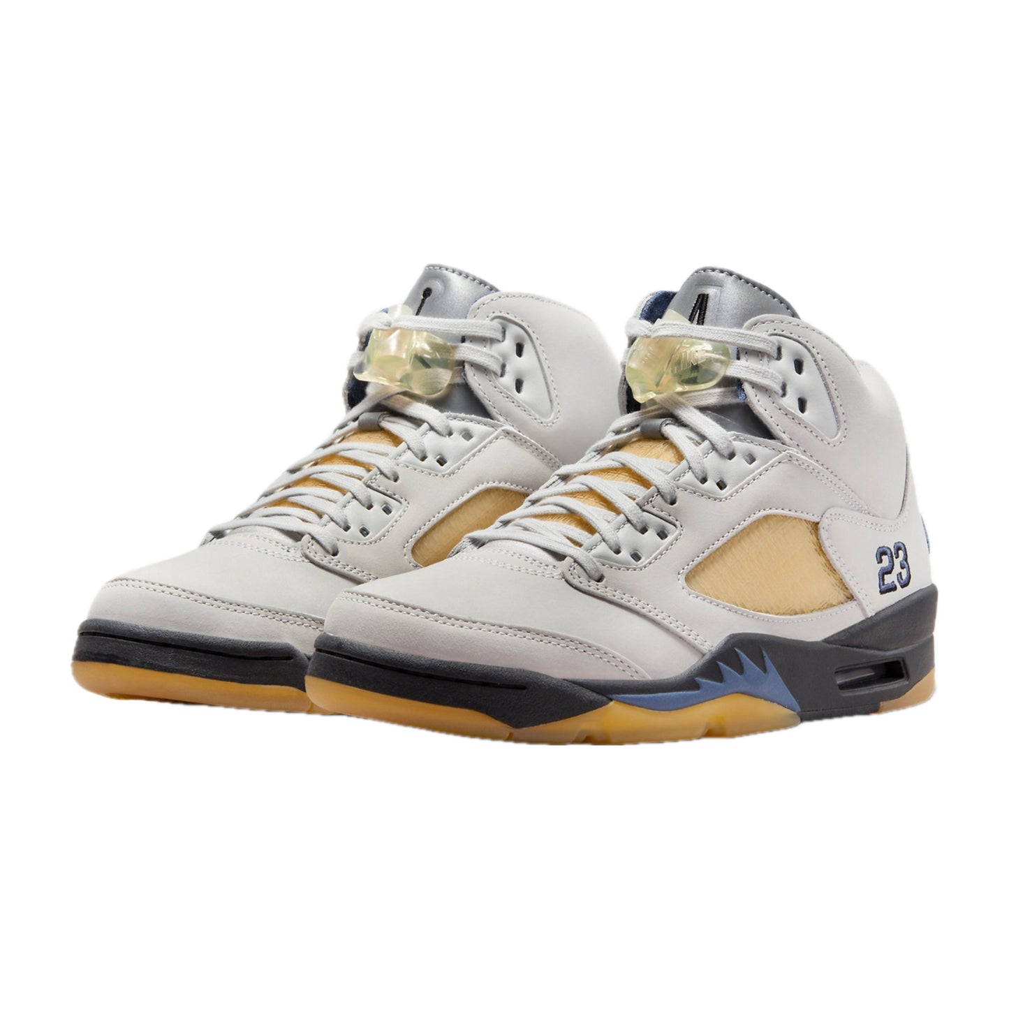 Women's Air Jordan 5 Retro A Ma Maniere Dawn Photon Dust Black Diffused Blue Pale Ivory