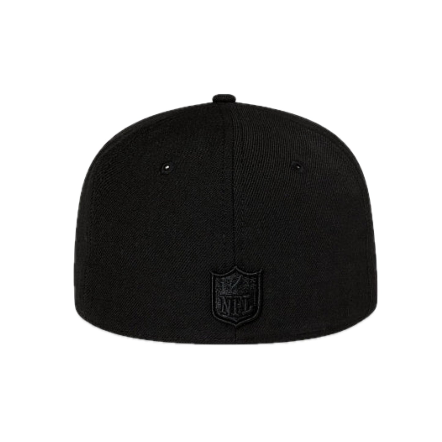 New Era 5950 NFL Las Vegas Raiders Black on Black Fitted Cap