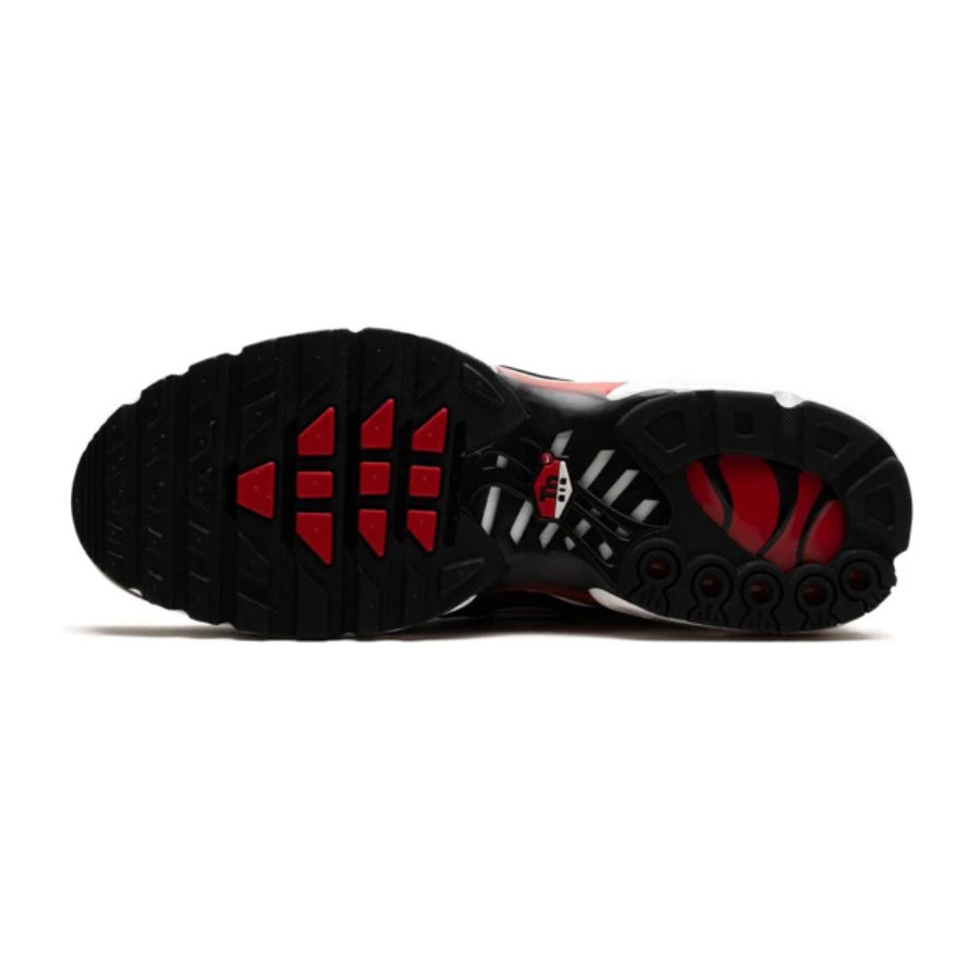 Nike Air Max Plus Black White University Red