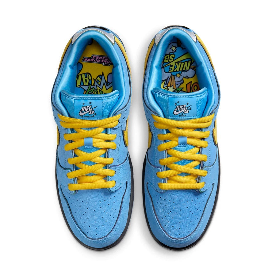 Nike SB Dunk Low (PS) The Powerpuff Girls Bubbles Blue Chill Deep Royal Blue Active Pink