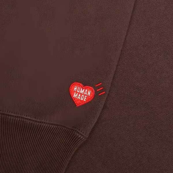 Human Made Heavyweight Hoodie Brown