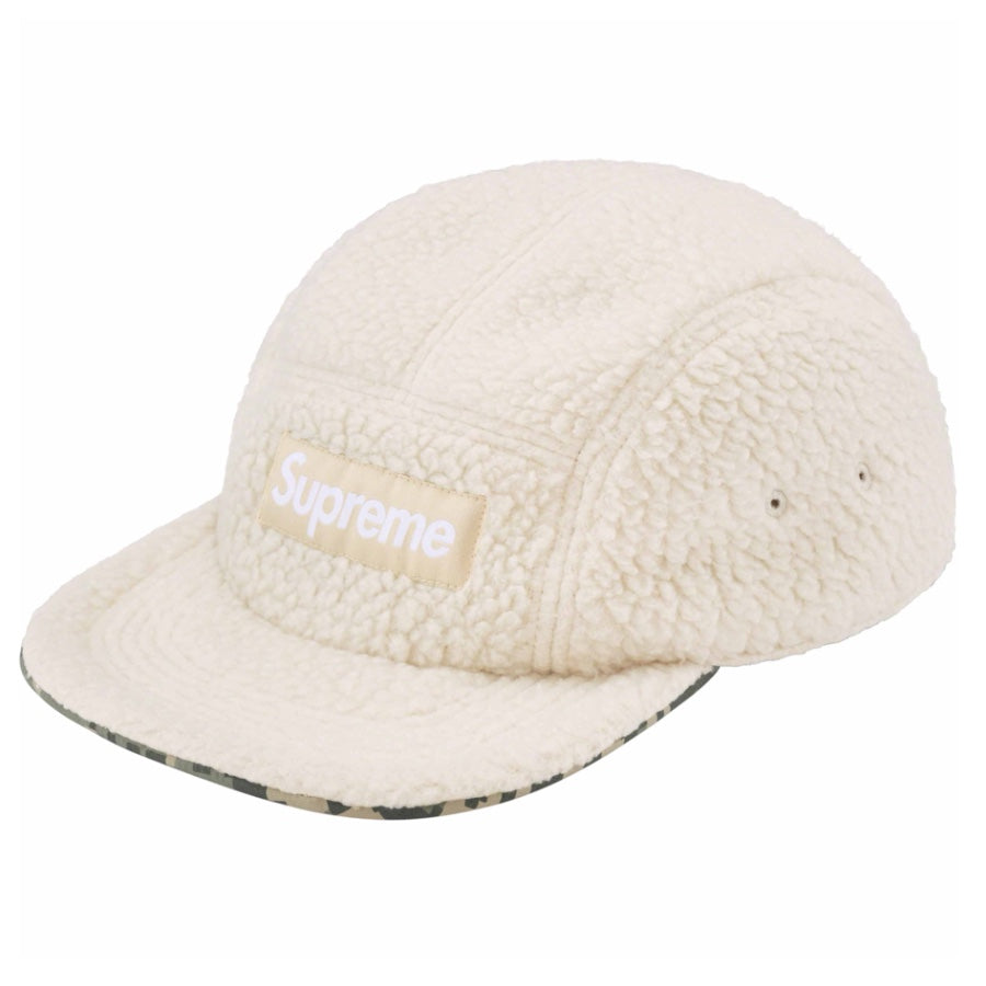 Supreme Polartec Shearling Reversible Camp Cap Digital Camo