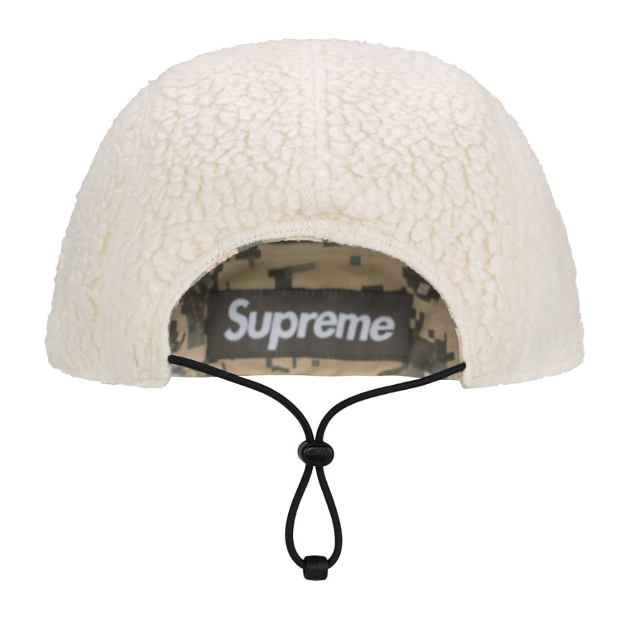 Supreme Polartec Shearling Reversible Camp Cap Digital Camo