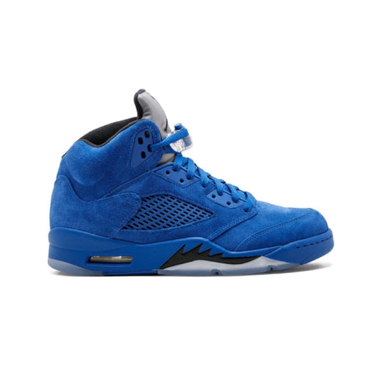 Air Jordan 5 Retro Blue Suede Game Royal Black