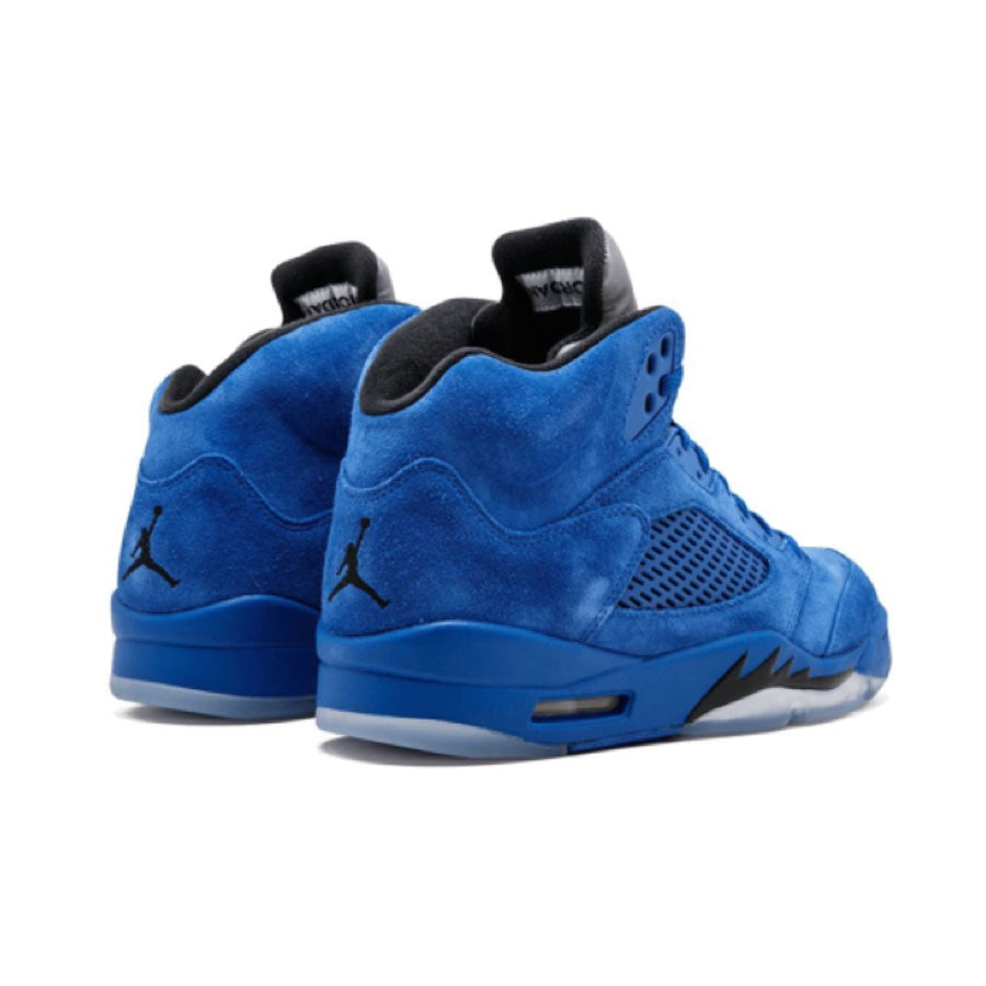 Air Jordan 5 Retro Blue Suede Game Royal Black