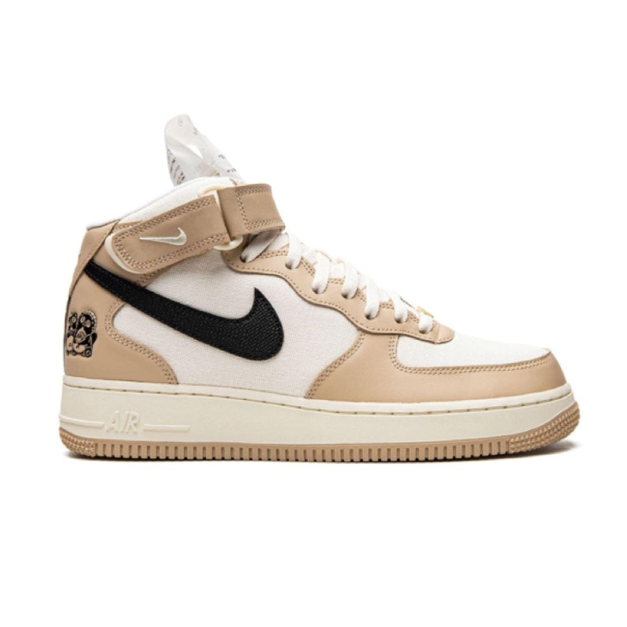 Nike Air Force 1 Mid '07 Izakaya Shimmer Black Pale Ivory Coconut Milk