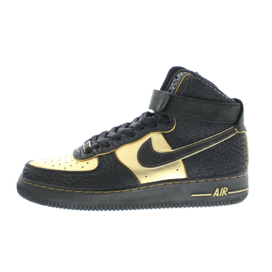 Nike Air Force 1 High Nitro Microphone Black Metallic Gold