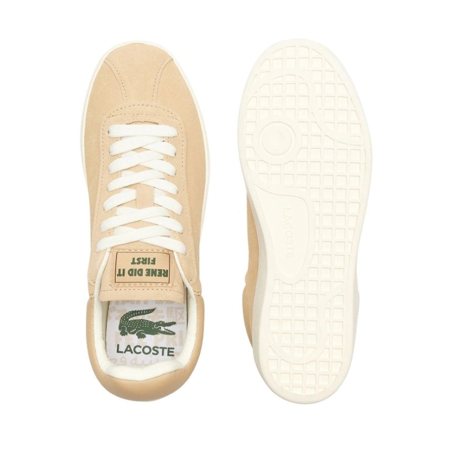 Women's Lacoste Baseshot 124 Light Brown Off White