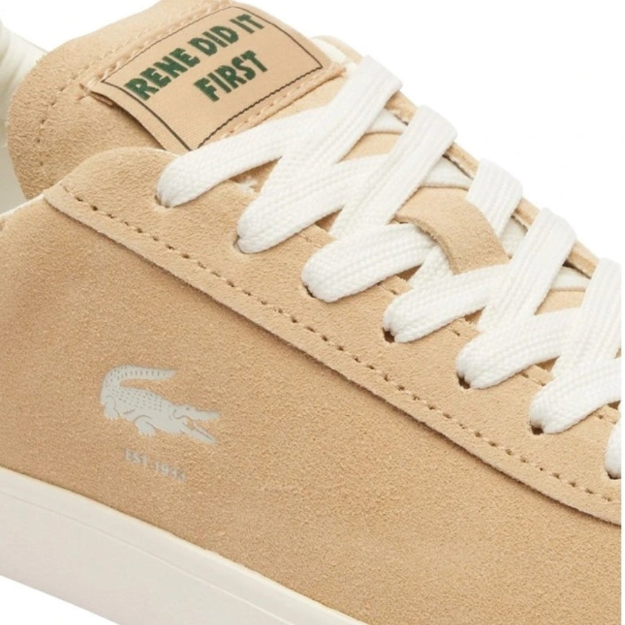 Women's Lacoste Baseshot 124 Light Brown Off White