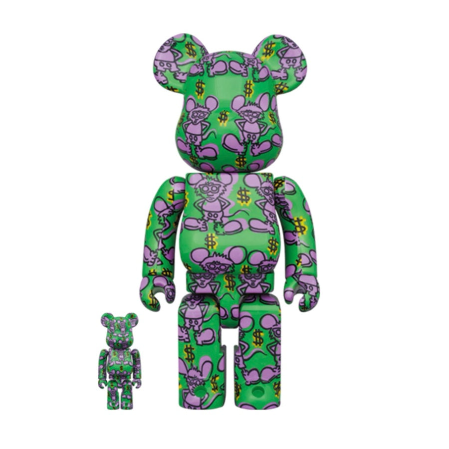 Bearbrick x Keith Haring #11 400% & 100% Set