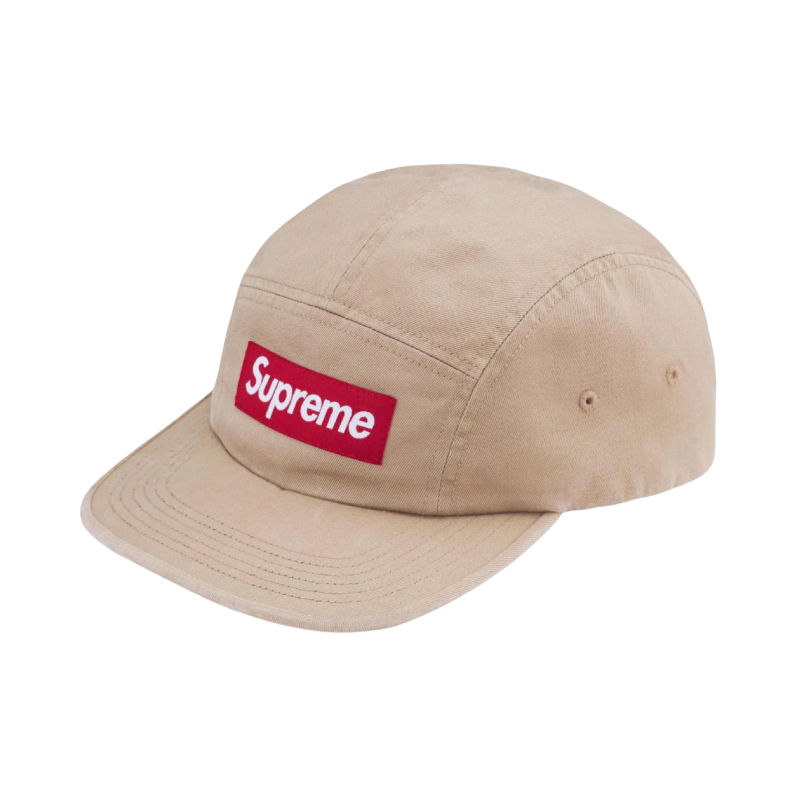 Supreme Washed Chino Twill Camp Cap Beige FW24
