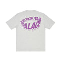 Palace Wrapper Logo Tee Grey Marble
