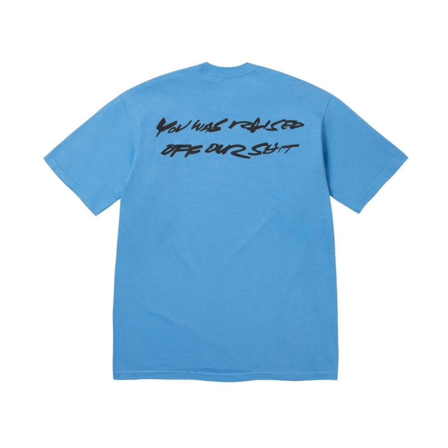 Supreme Futura Box Logo Tee Blue SS24