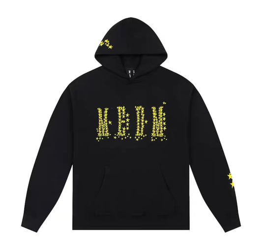 Mr Enjoy Da Money Embroidered Logo Hoodie Black