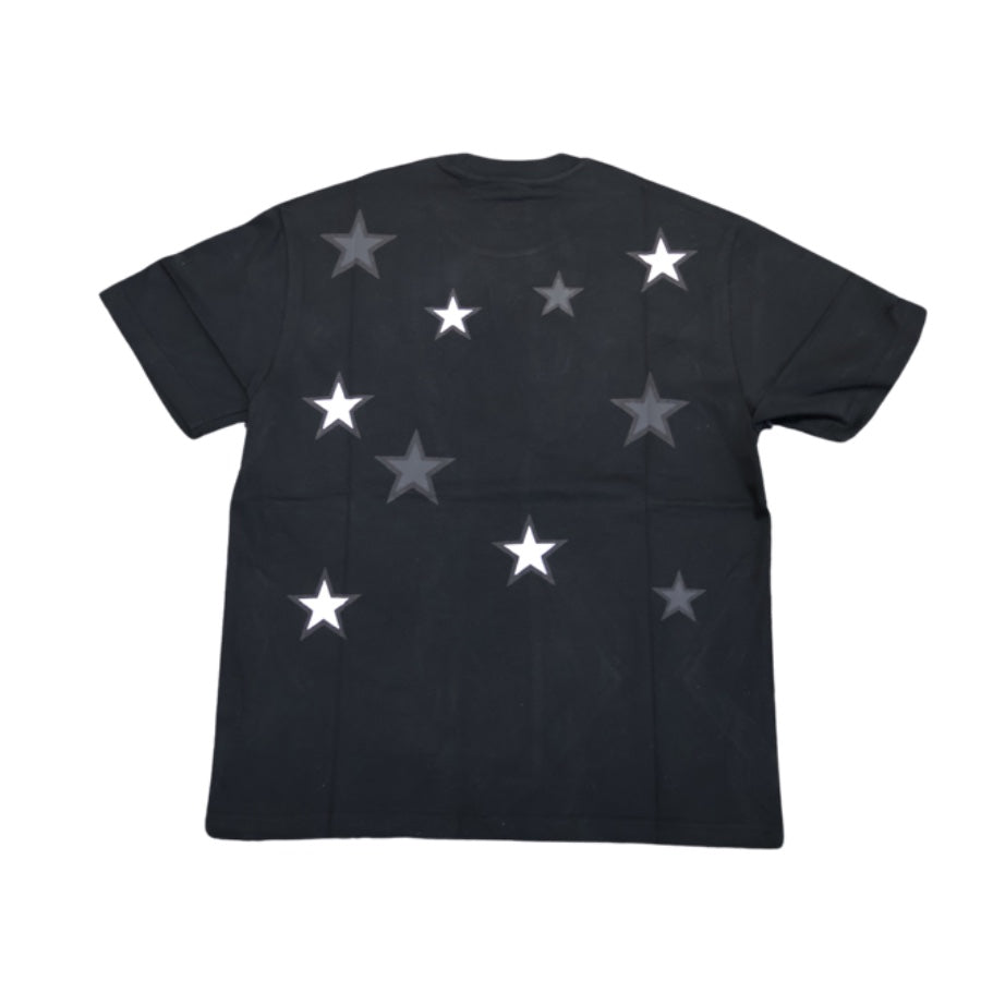 Mr Enjoy Da Money Five Pointed Stars Logo Tee Black