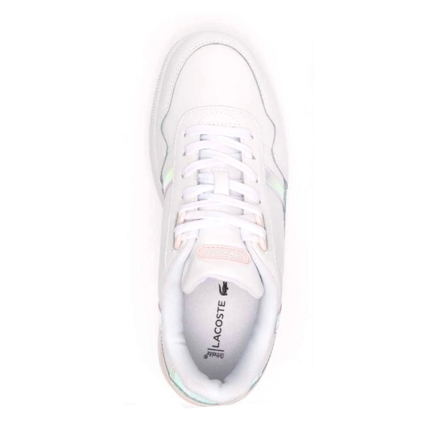 Lacoste Women's T-Clip 124 White Iridescent