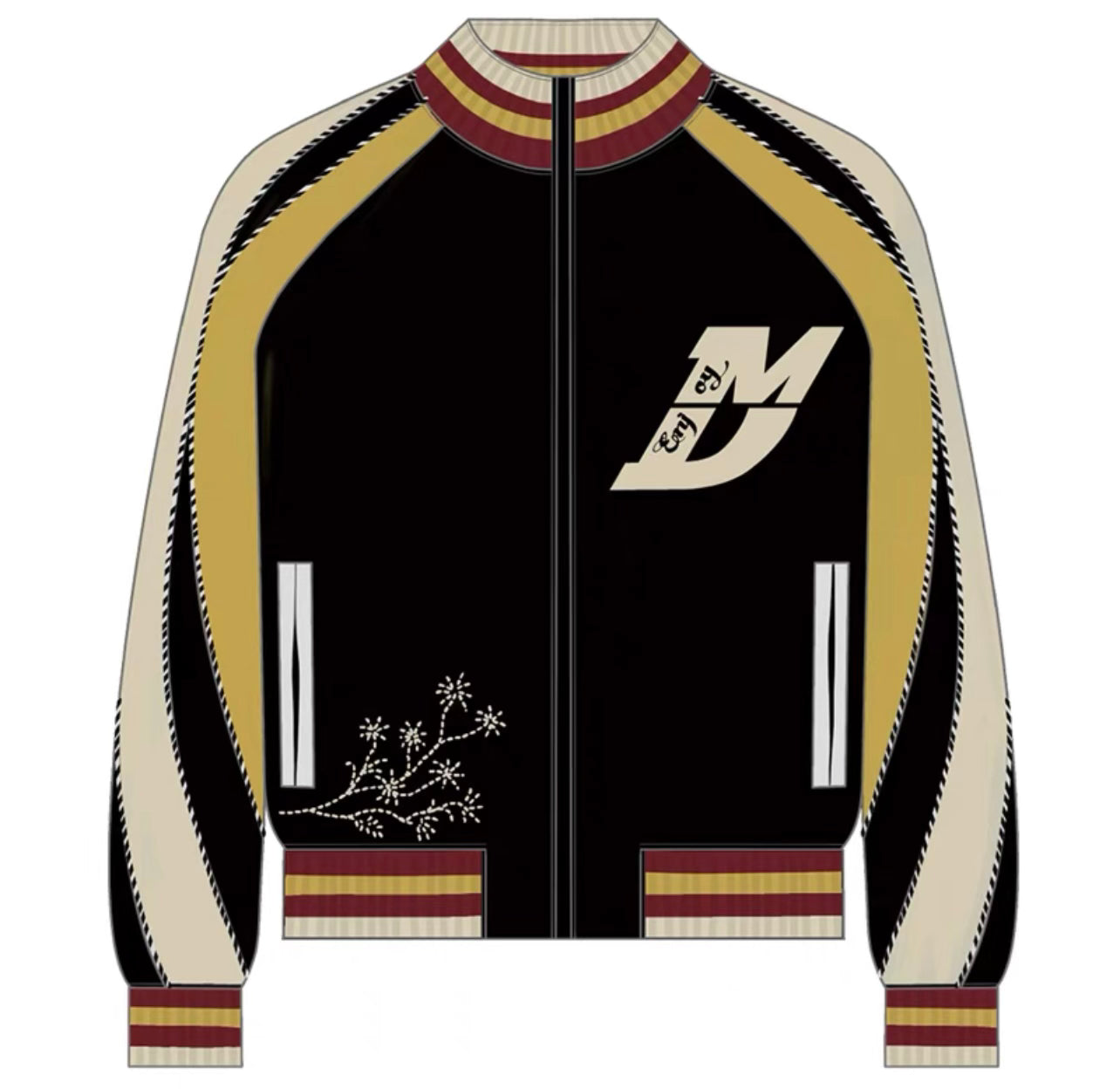 Mr Enjoy Da Money Initial D Yokosuka Jacket Black Brown