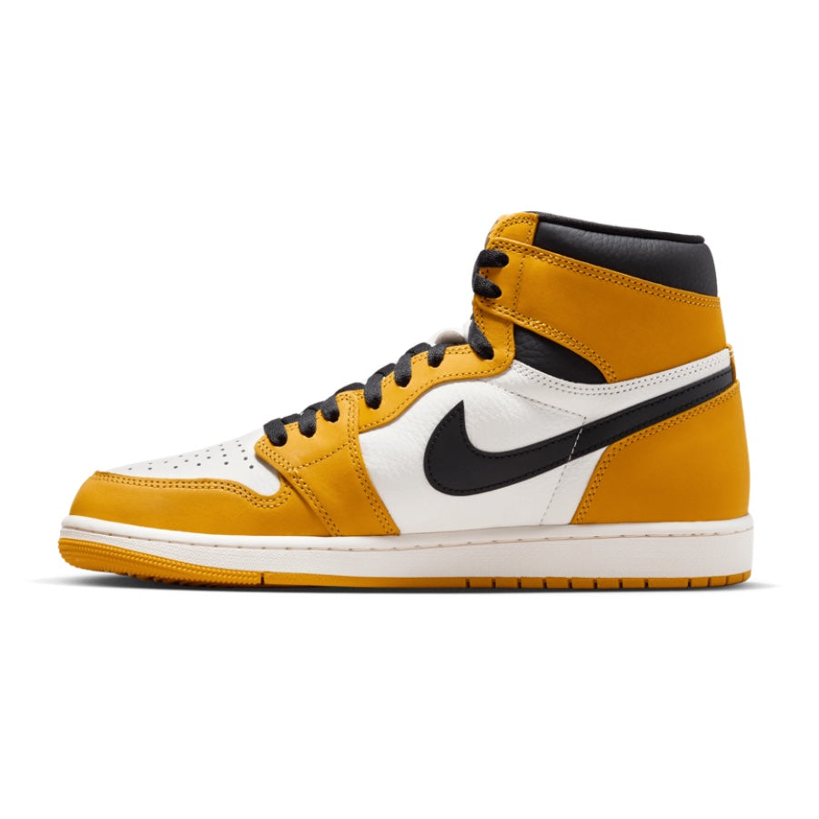 Air Jordan 1 Retro High OG Yellow Ochre Black Sail