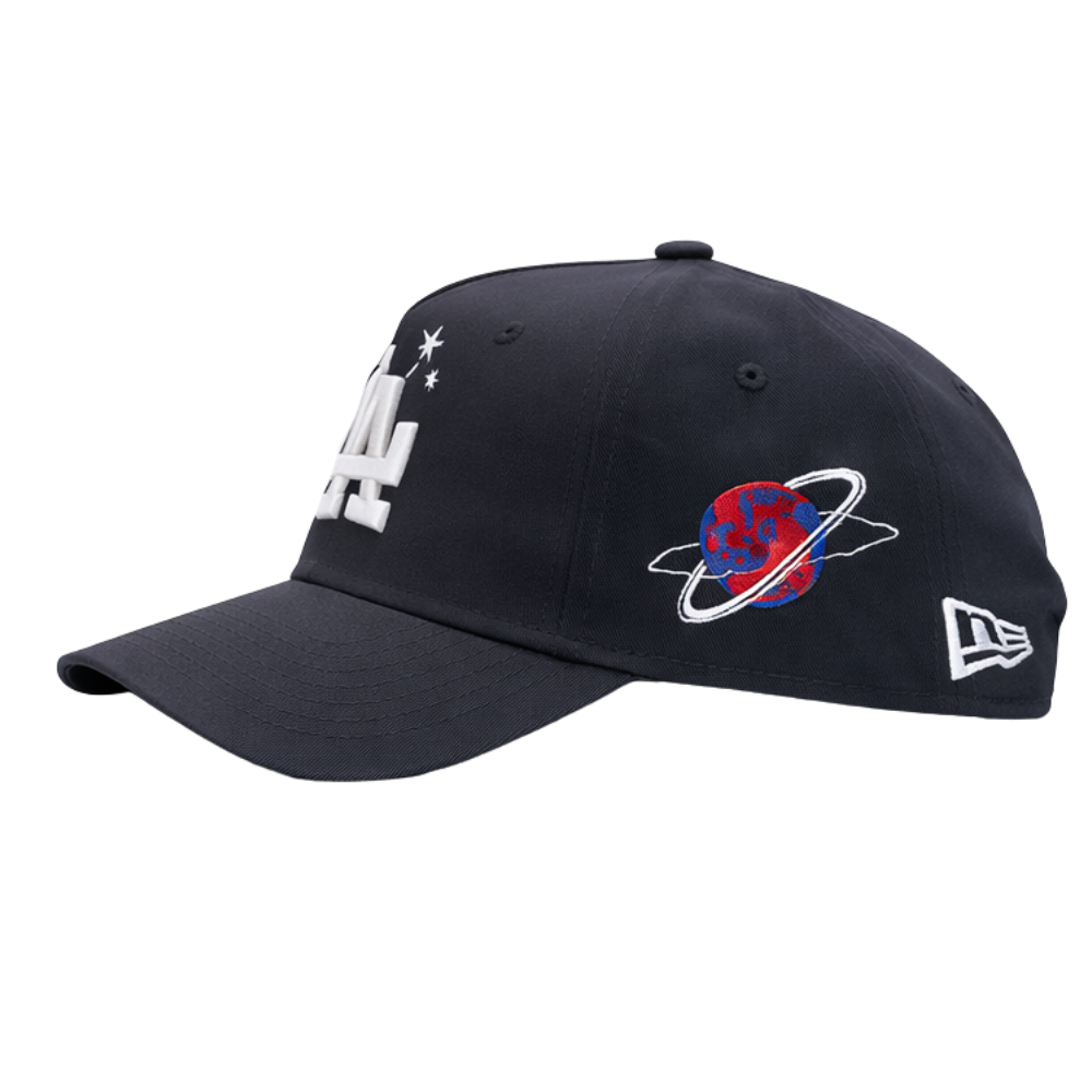 New Era 9Forty A-Frame Planets Los Angeles Dodgers Black Snapback Cap