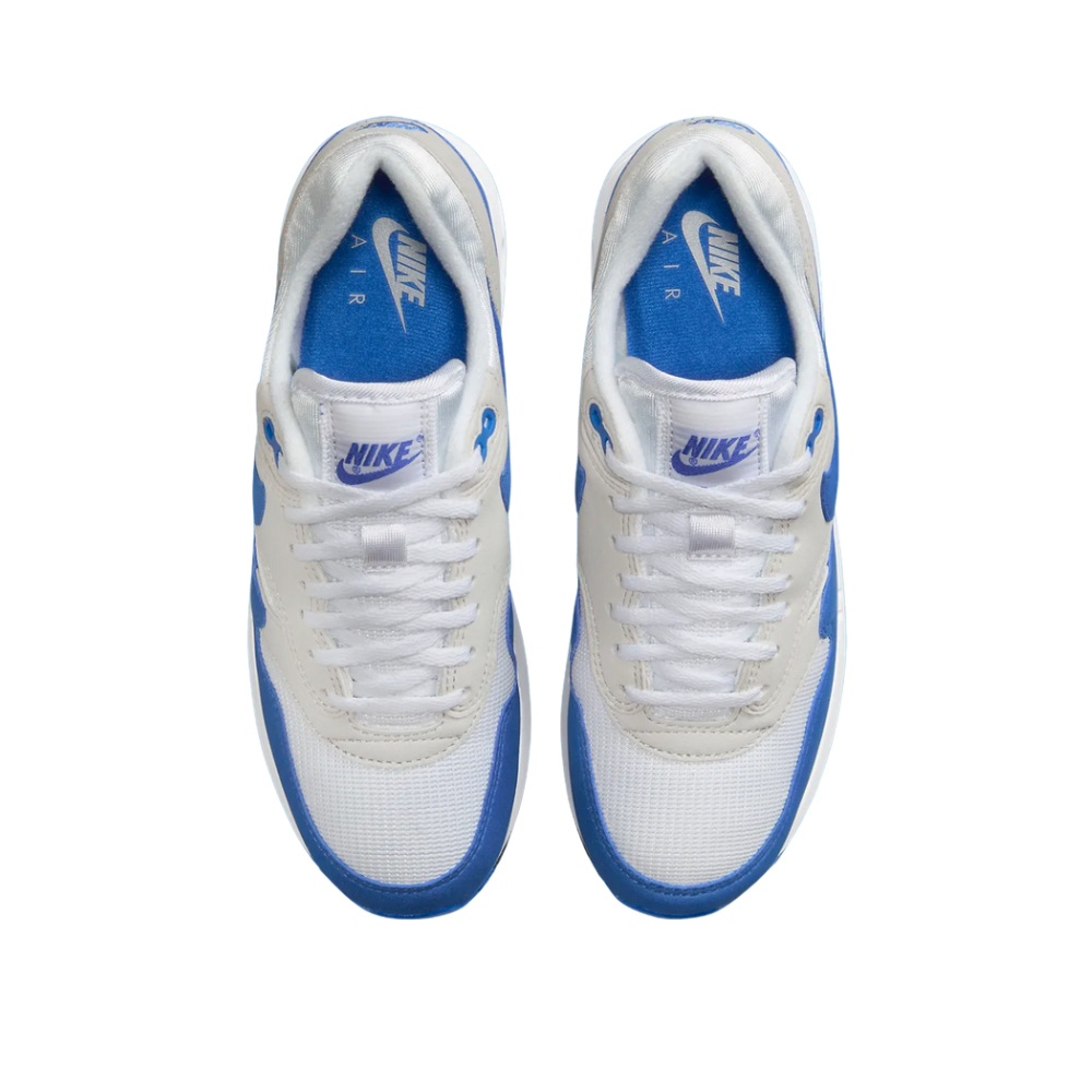 Women's Nike Air Max 1 '86 OG Big Bubble Royal White Royal Blue Neutral Grey Black