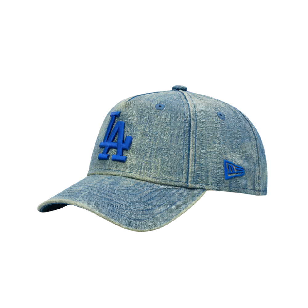 New Era 940  Denim Los Angeles Dodgers Green Acid Cap