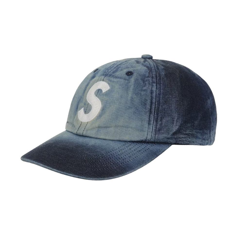 Supreme Cordura Denim S Logo 6 Panel Cap