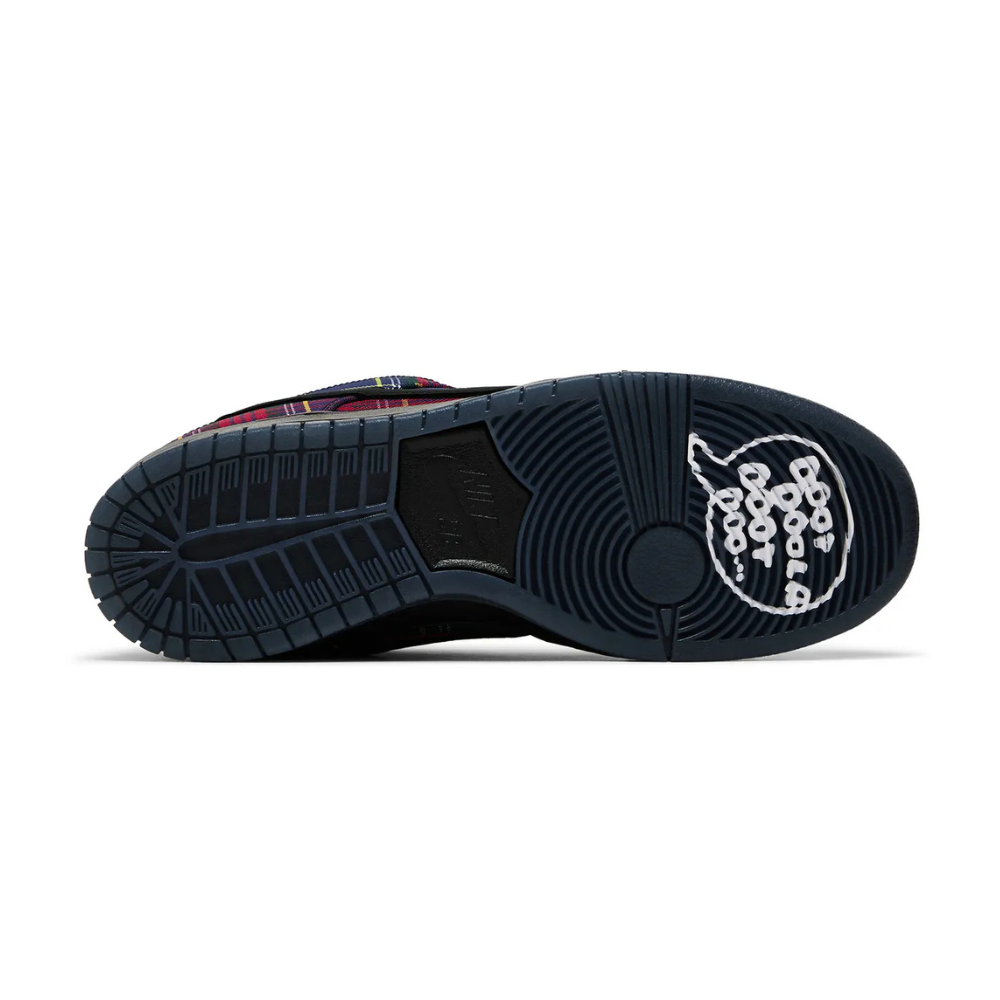 Nike SB Dunk Low Nardwuar University Red Black Yellow Strike Deep Royal Blue