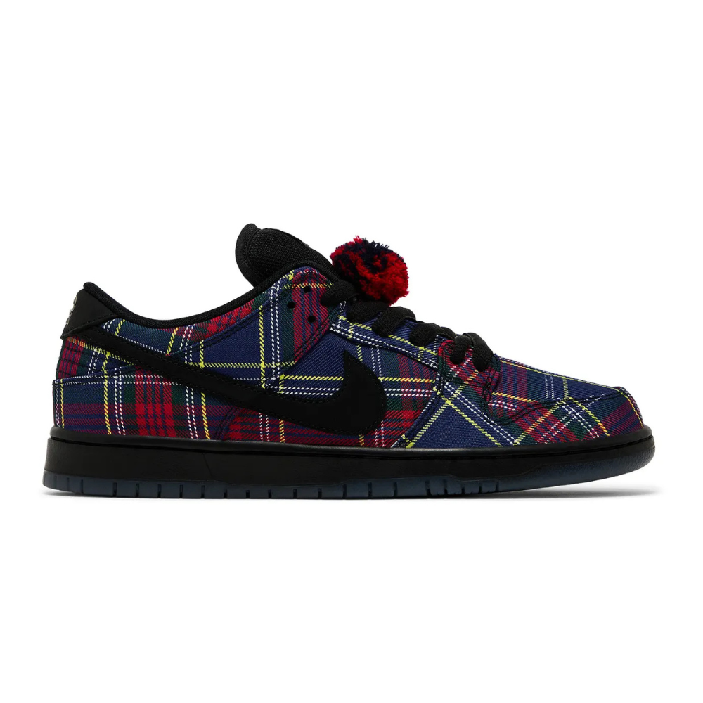 Nike SB Dunk Low Nardwuar University Red Black Yellow Strike Deep Royal Blue