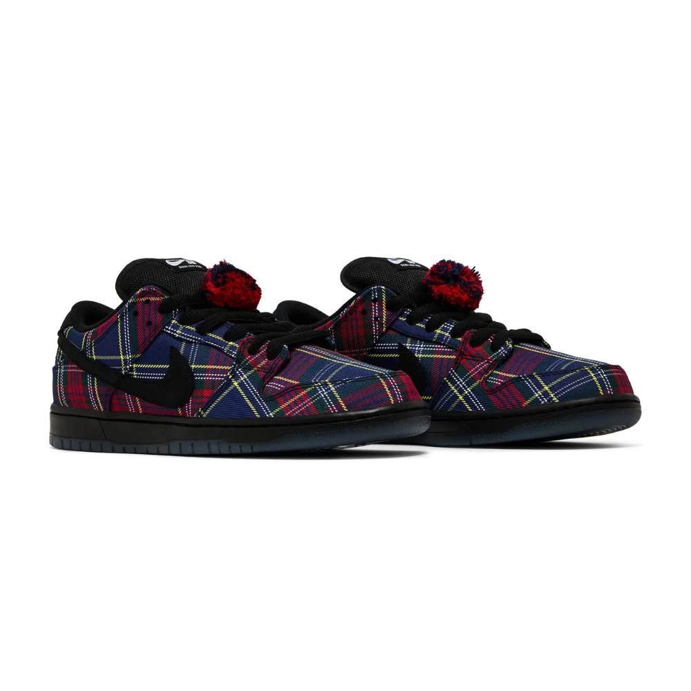Nike SB Dunk Low Nardwuar University Red Black Yellow Strike Deep Royal Blue