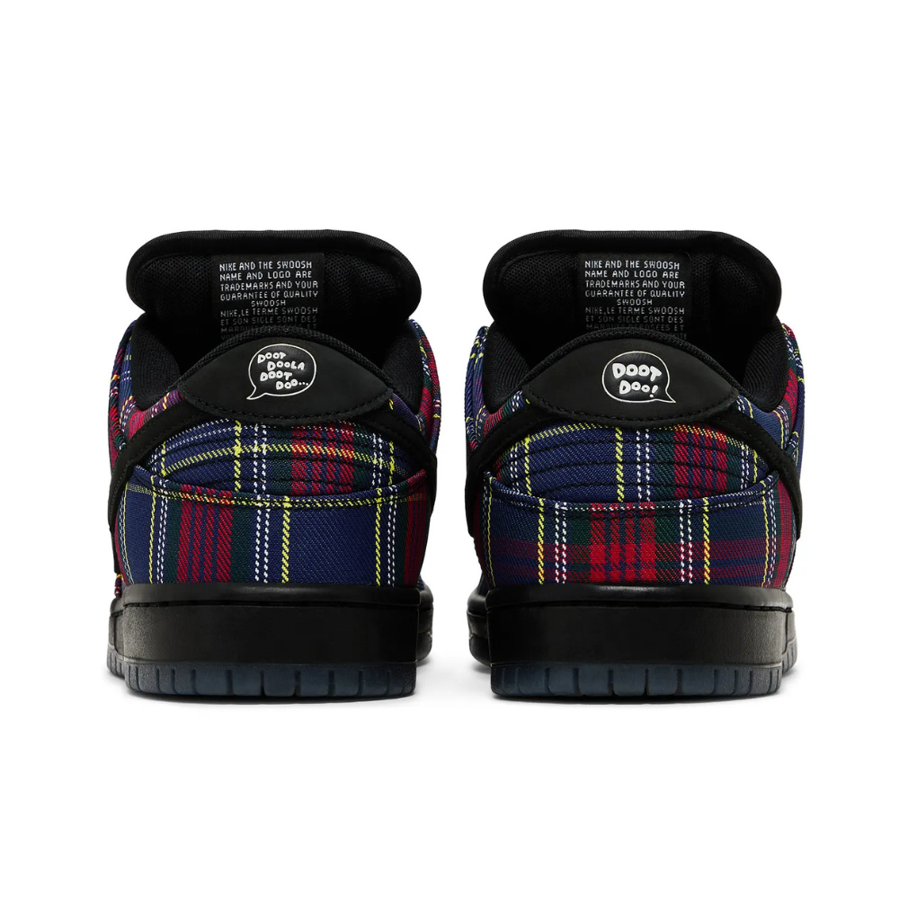 Nike SB Dunk Low Nardwuar University Red Black Yellow Strike Deep Royal Blue