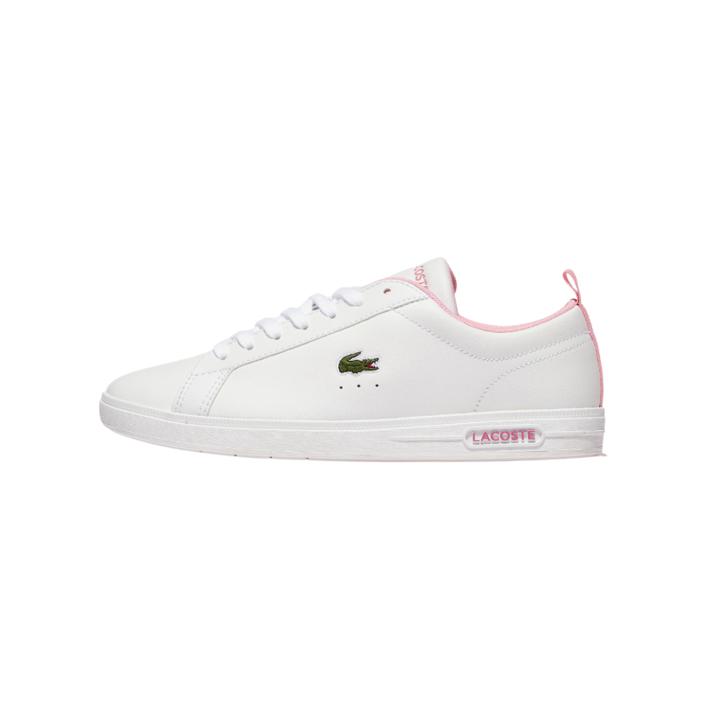 Lacoste Women's Court Base 224 1 SFA White Light Pink