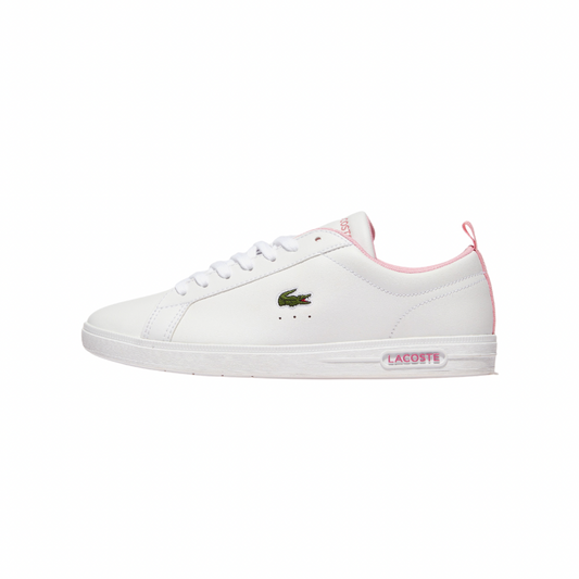 Lacoste Women's Court Base 224 1 SFA White Light Pink