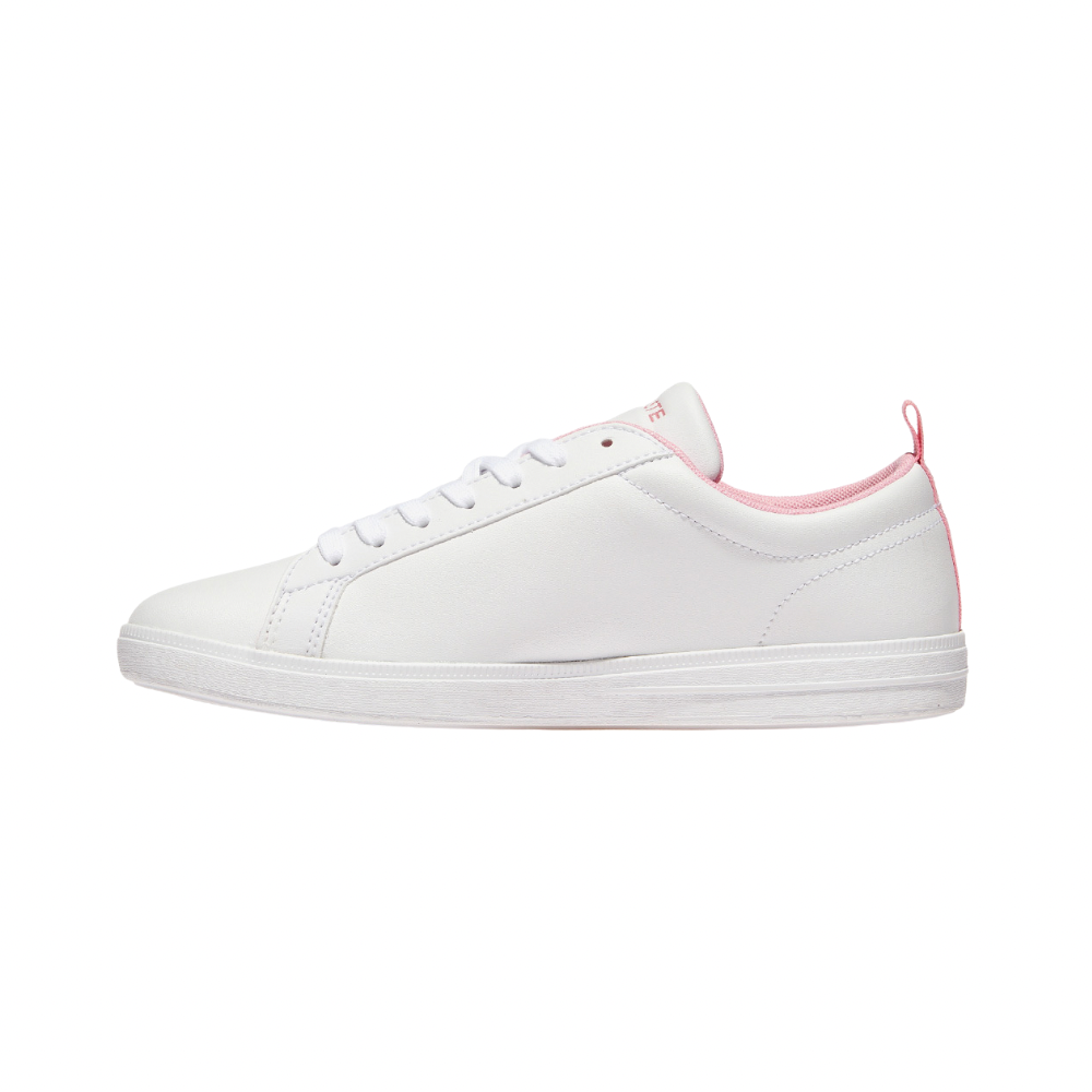 Lacoste Women's Court Base 224 1 SFA White Light Pink