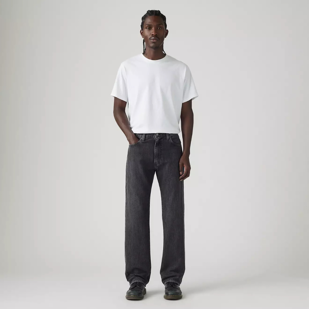 Levi's 555™ Relaxed Straight Linen + Denim We Good In The West Jeans Black