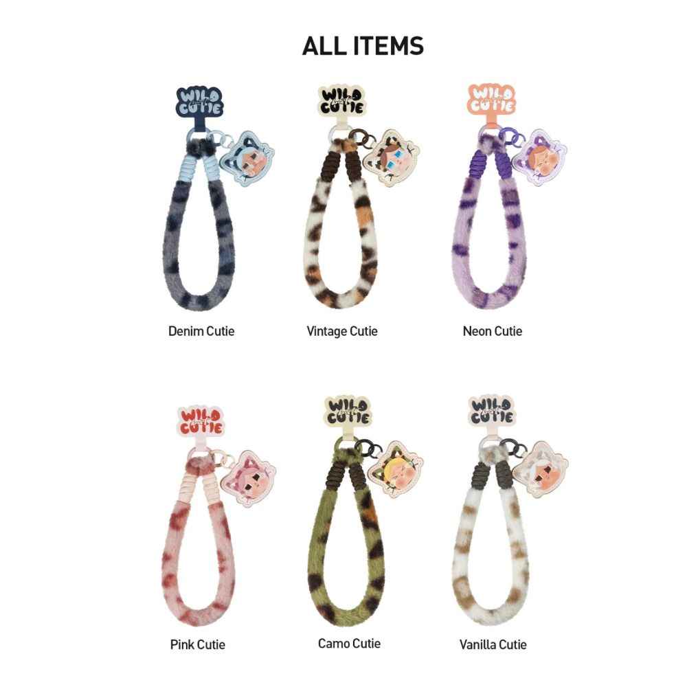 POP MART CRYBABY Wild but Cutie Series Phone Charm Blind Box (Single)