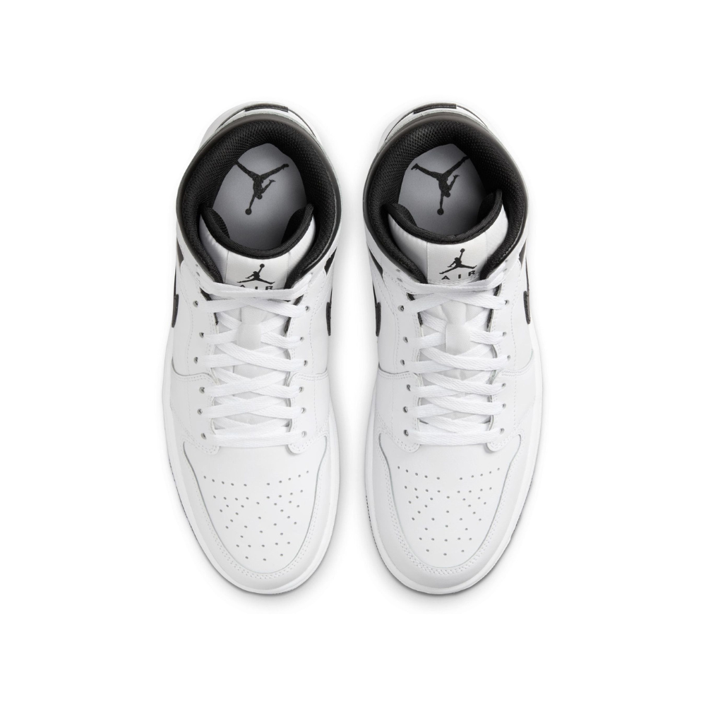 Air Jordan 1 Mid White Black White Black