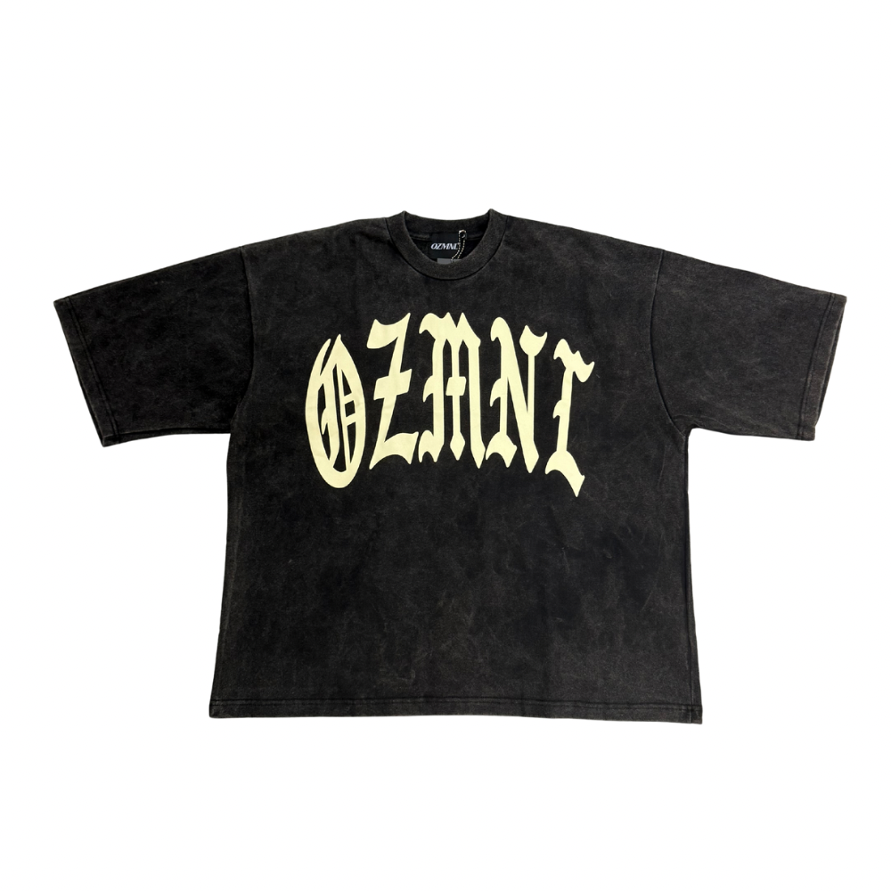 OZMNL Statement Logo Tee Faded Black