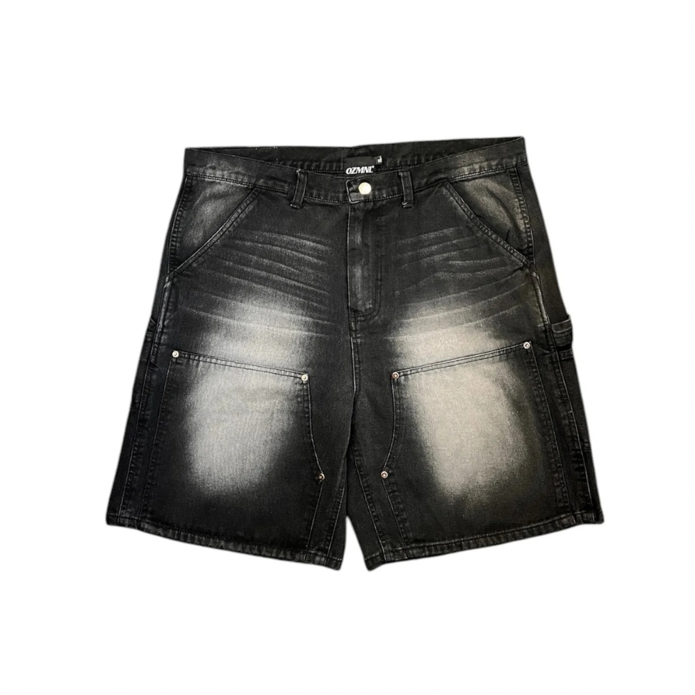 OZMNL Denim Jorts Faded Black