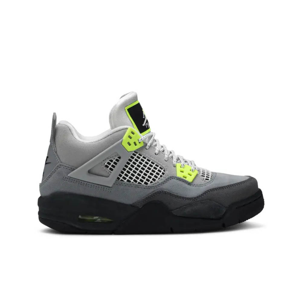 Air Jordan 4 Retro SE 95 Neon GS Cool Grey Volt Wolf Grey Anthracite