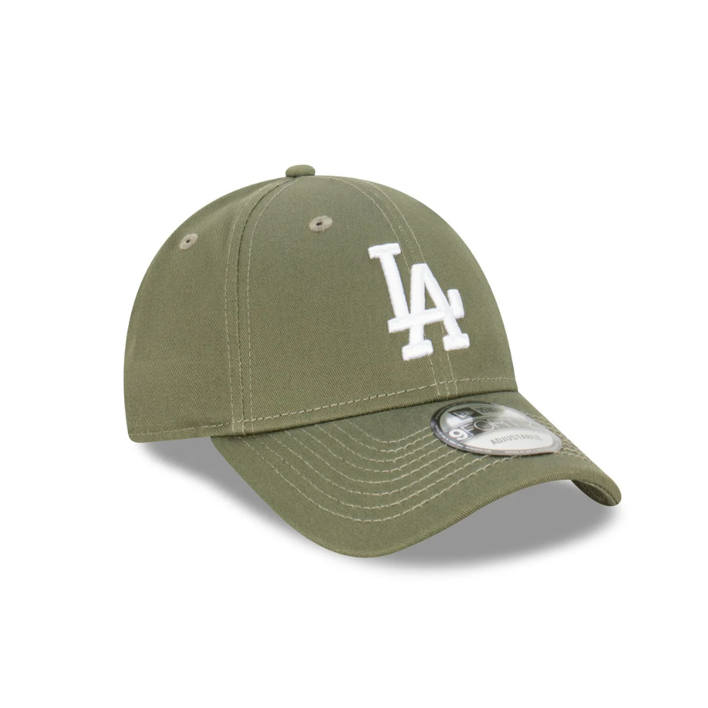 New Era 9Forty Los Angeles Dodgers MLB Essentials Olive White Adjustable Cap