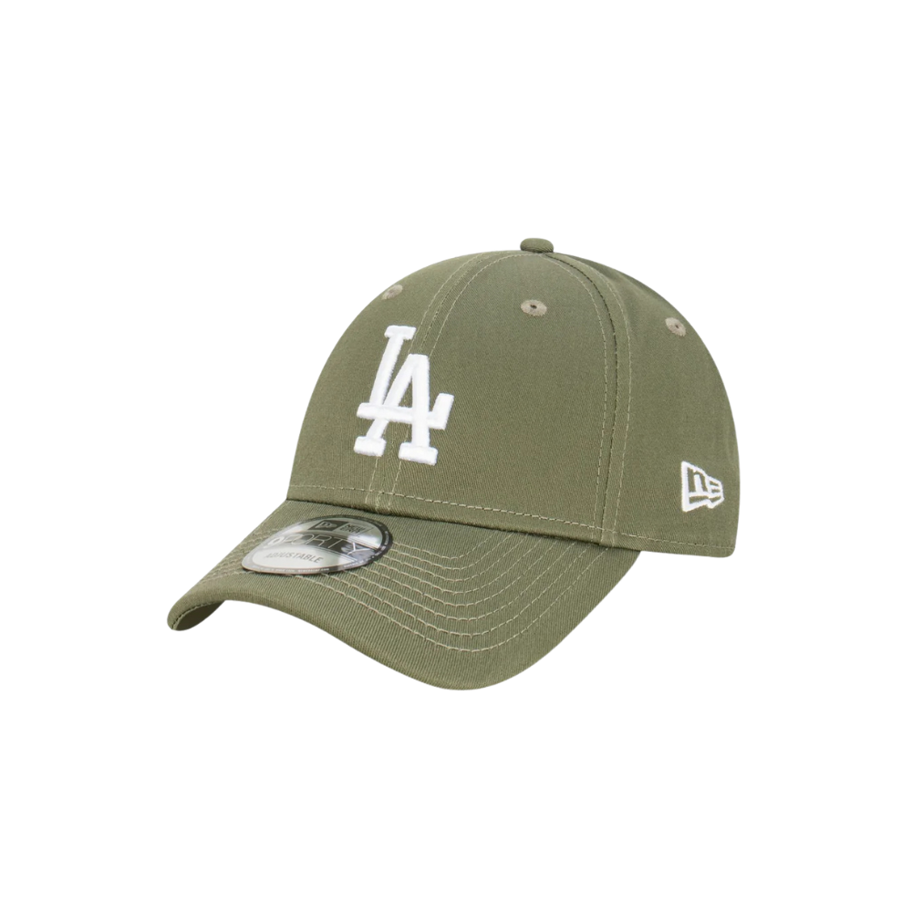 New Era 9Forty Los Angeles Dodgers MLB Essentials Olive White Adjustable Cap