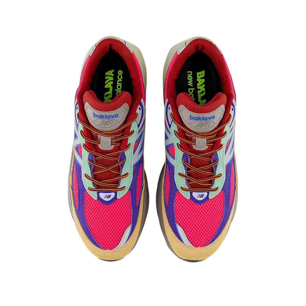 New Balance x Action Bronson 990 v6 Hi Pink royal blue