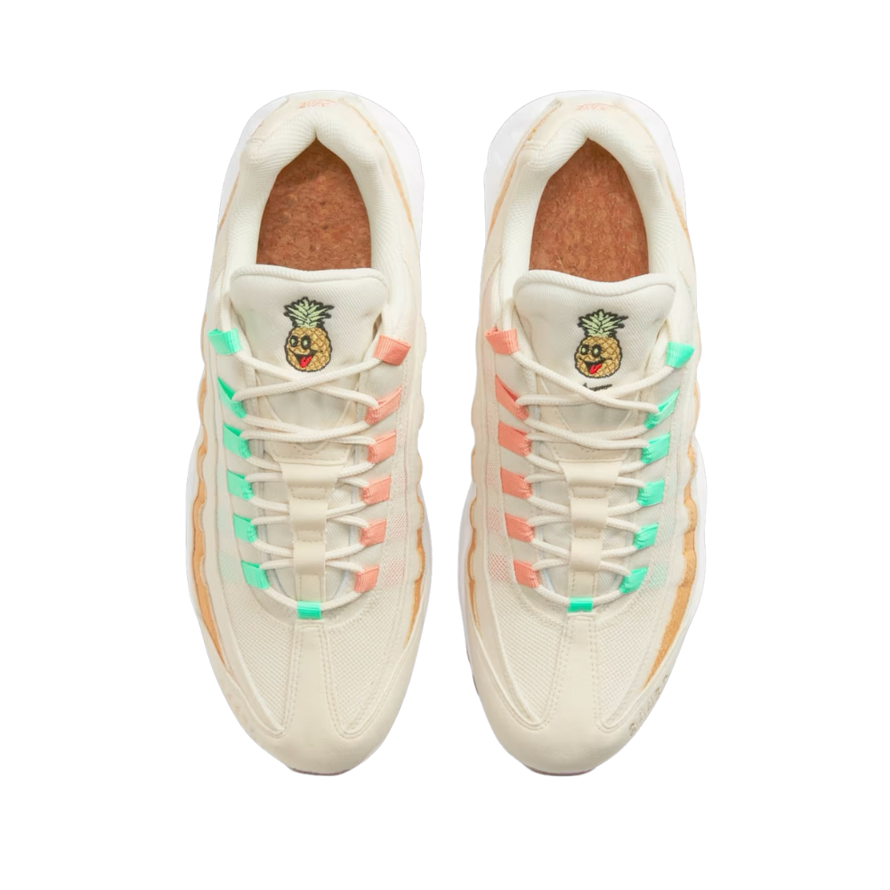 Nike Air Max 95 Happy Pineapple Coconut Milk Metallic Gold White Green Glow