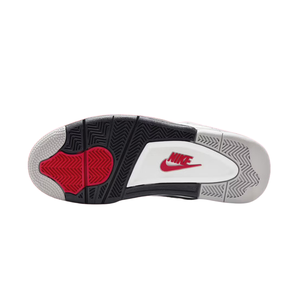 Air Jordan 4 Retro White Cement (2025) Summit White Fire Red Tech Grey Black
